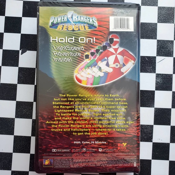 Saban's Power Rangers Lightspeed Rescue VHS Tape 2000 - Picture 3 of 6